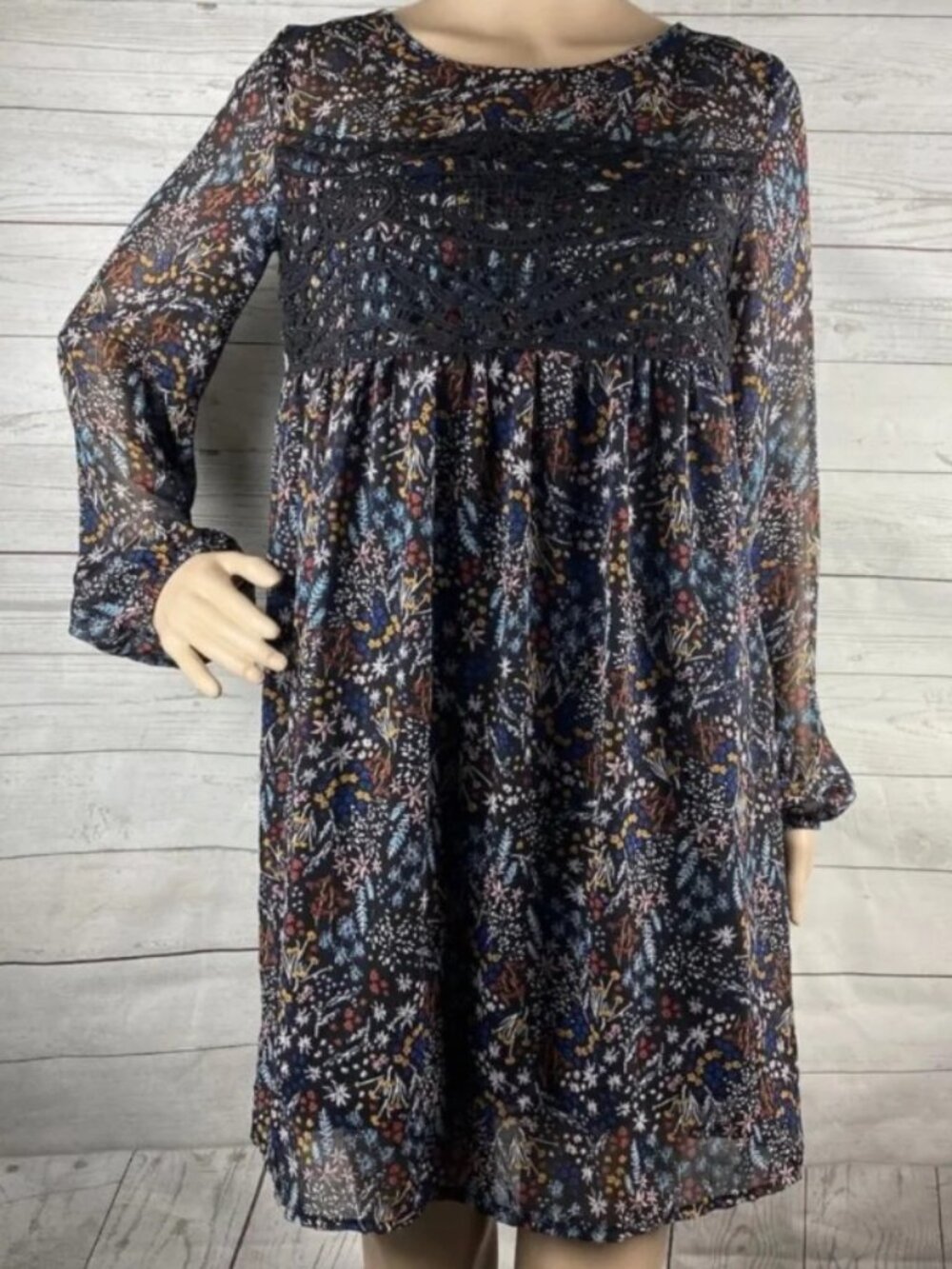 Xhilaration Floral Babydoll Mini Dress